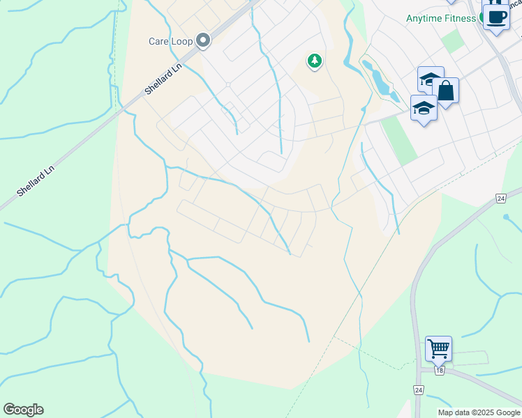 map of restaurants, bars, coffee shops, grocery stores, and more near 19 Baskett Street in Brantford