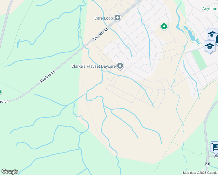 map of restaurants, bars, coffee shops, grocery stores, and more near T.H.&B. Rail Trail in Brantford