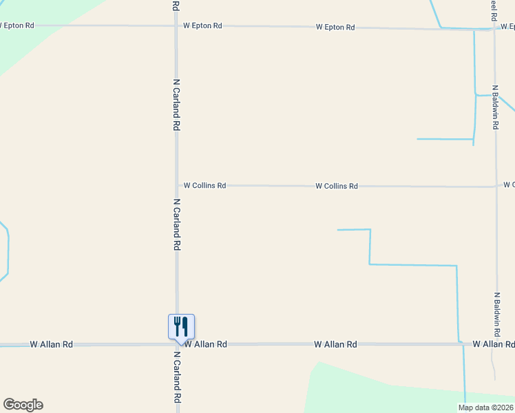 map of restaurants, bars, coffee shops, grocery stores, and more near 6725 West Collins Road in Henderson