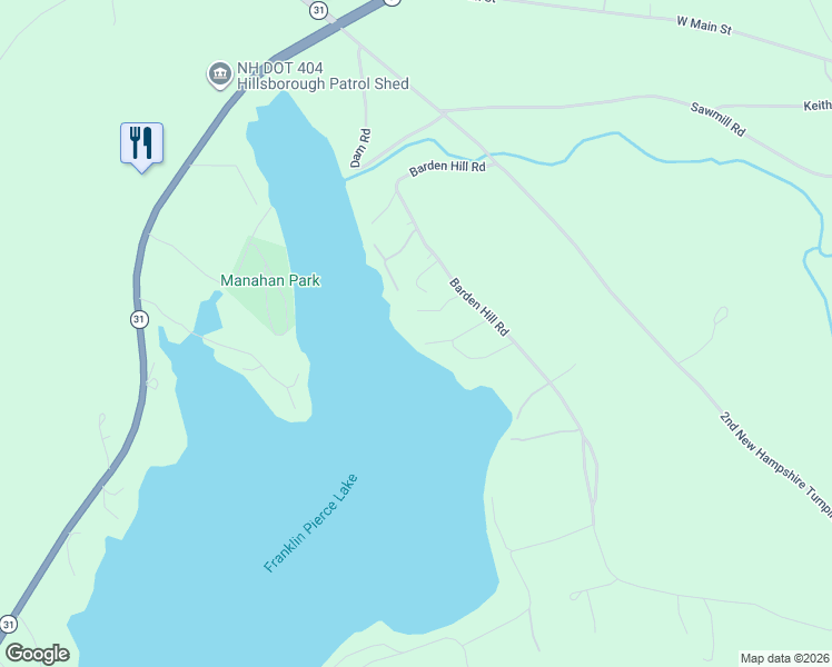 map of restaurants, bars, coffee shops, grocery stores, and more near 26 Pine Rock Road in Hillsboro