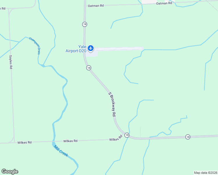 map of restaurants, bars, coffee shops, grocery stores, and more near 7236 South Brockway Road in Yale