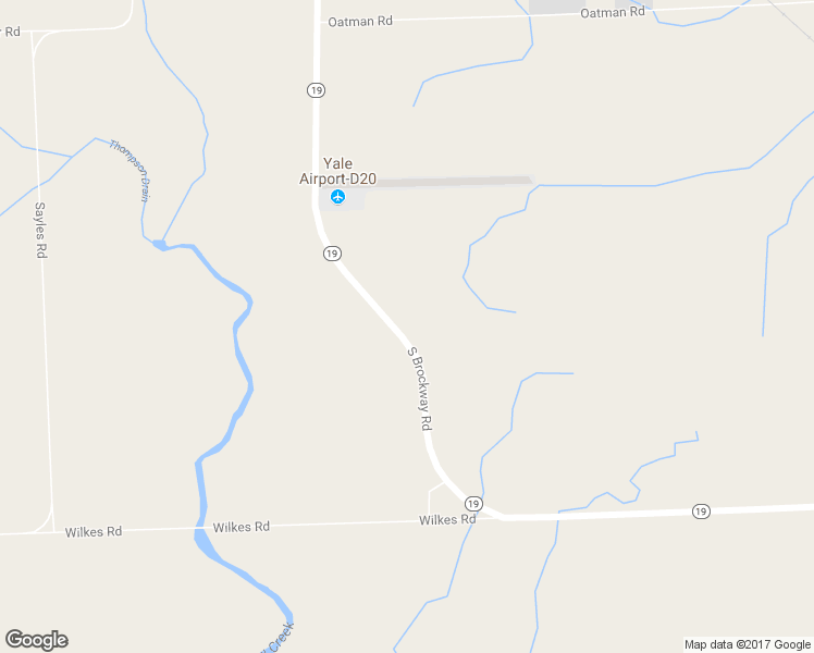 map of restaurants, bars, coffee shops, grocery stores, and more near 7236 South Brockway Road in Yale