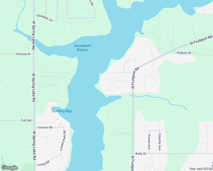 map of restaurants, bars, coffee shops, grocery stores, and more near 18635 North Fruitport Road in Spring Lake