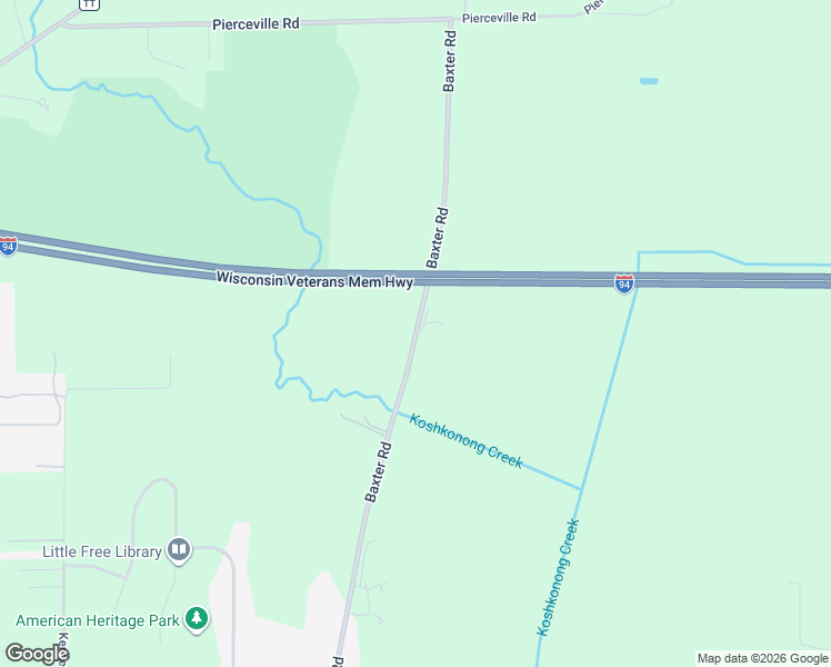 map of restaurants, bars, coffee shops, grocery stores, and more near 4700 Baxter Road in Cottage Grove