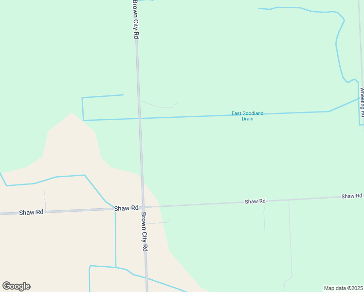 map of restaurants, bars, coffee shops, grocery stores, and more near 2316 Brown City Road in Imlay City