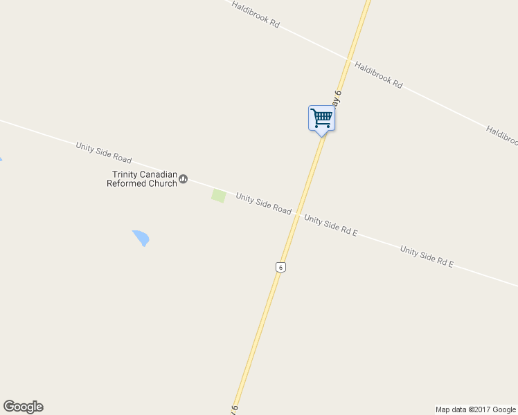 map of restaurants, bars, coffee shops, grocery stores, and more near 9 Unity Side Road in Caledonia