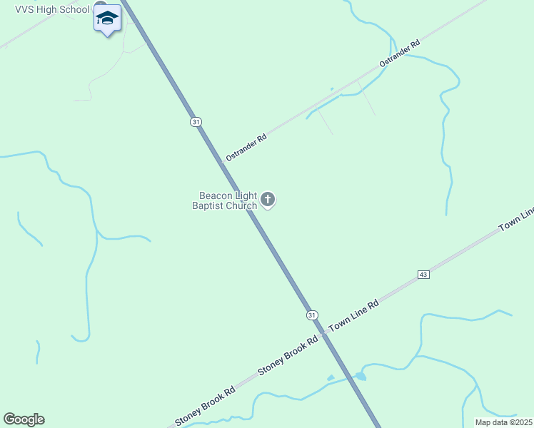 map of restaurants, bars, coffee shops, grocery stores, and more near 5058 New York 31 in Vernon