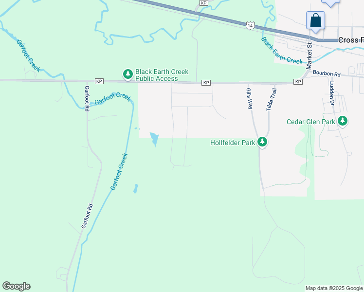map of restaurants, bars, coffee shops, grocery stores, and more near in Cross Plains