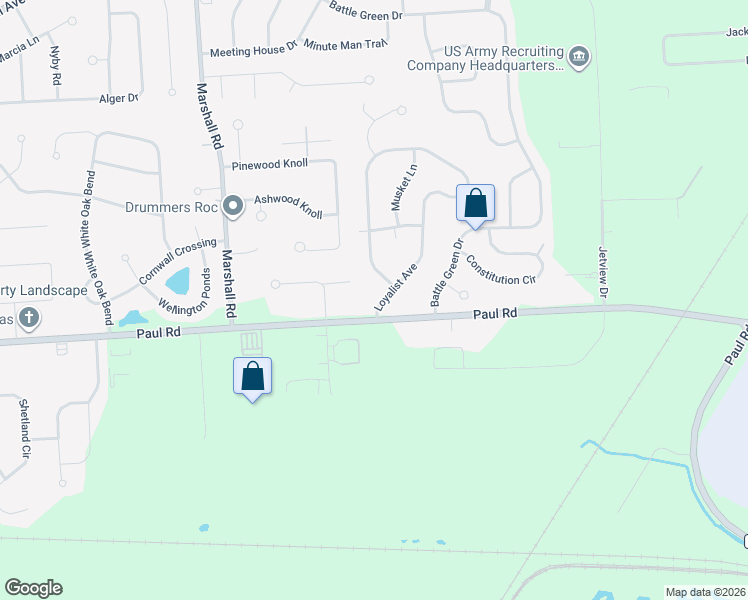 map of restaurants, bars, coffee shops, grocery stores, and more near 5 Loyalist Avenue in Rochester