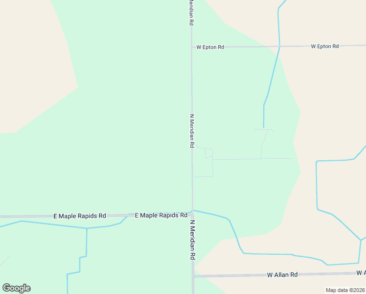 map of restaurants, bars, coffee shops, grocery stores, and more near 8259 North Meridian Road in Elsie