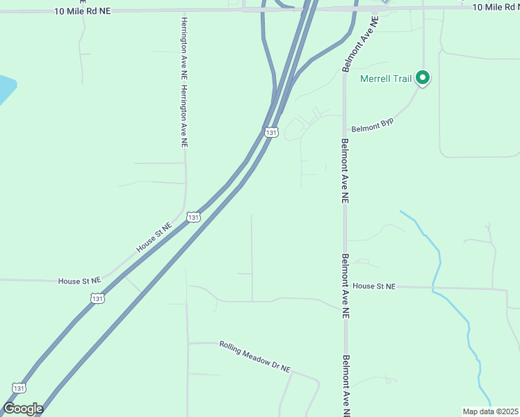 map of restaurants, bars, coffee shops, grocery stores, and more near 8000 Strawberry Lane Northeast in Plainfield charter Township