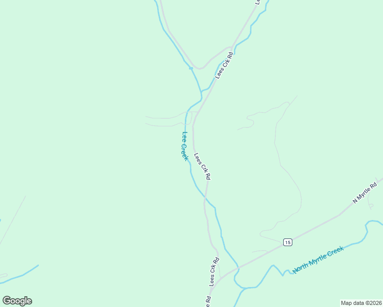 map of restaurants, bars, coffee shops, grocery stores, and more near 718 Lees Creek Road in Myrtle Creek