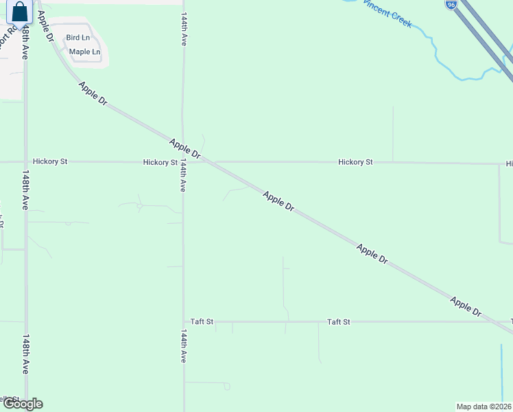 map of restaurants, bars, coffee shops, grocery stores, and more near 18740 Ellenwood Lane in Ottawa County