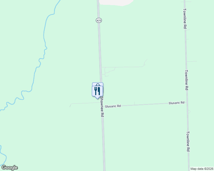 map of restaurants, bars, coffee shops, grocery stores, and more near 3833 Ridgeland Drive in North Tonawanda