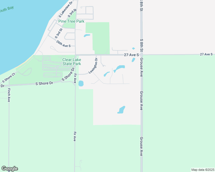 map of restaurants, bars, coffee shops, grocery stores, and more near 509 Bedford Street in Clear Lake