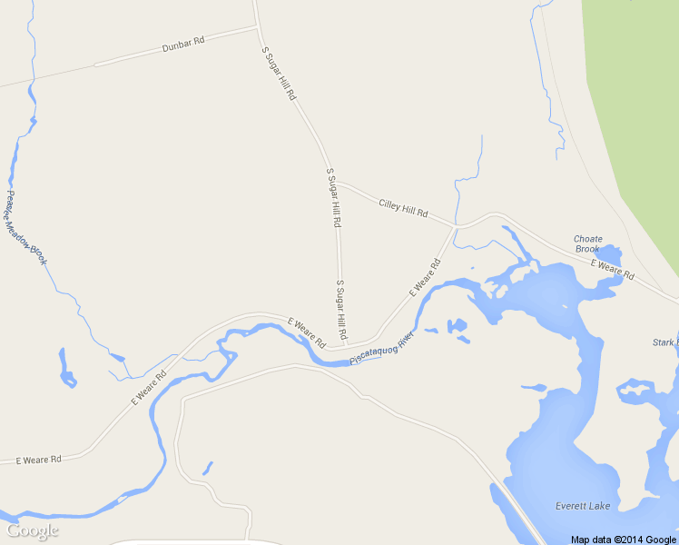 map of restaurants, bars, coffee shops, grocery stores, and more near 400 South Sugar Hill Road in Weare