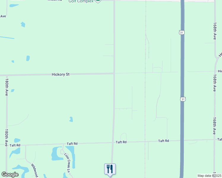map of restaurants, bars, coffee shops, grocery stores, and more near 18675 174th Avenue in Spring Lake