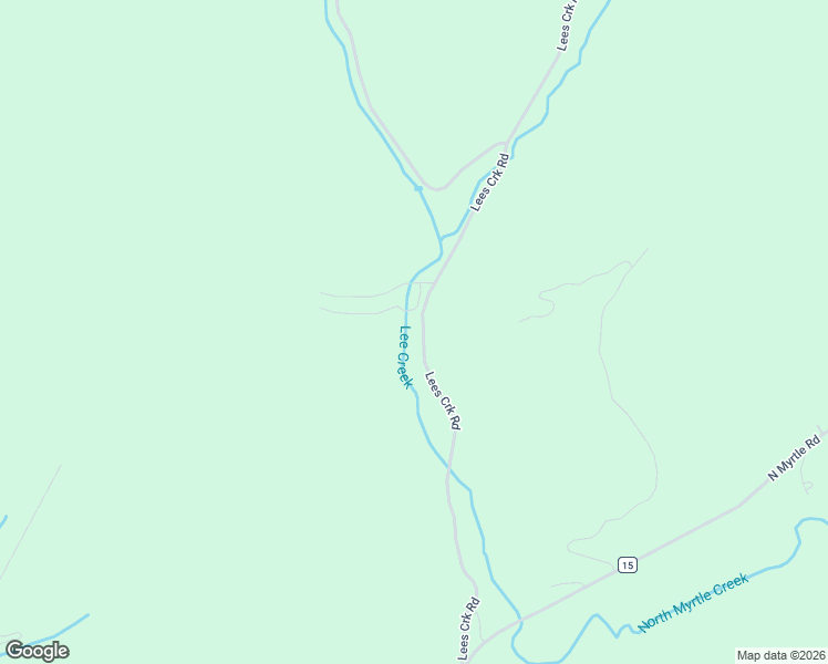 map of restaurants, bars, coffee shops, grocery stores, and more near 718 Lees Creek Road in Myrtle Creek