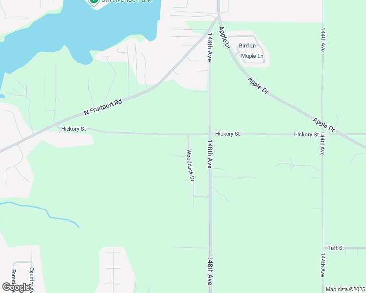 map of restaurants, bars, coffee shops, grocery stores, and more near 18619 Woodduck Drive in Spring Lake