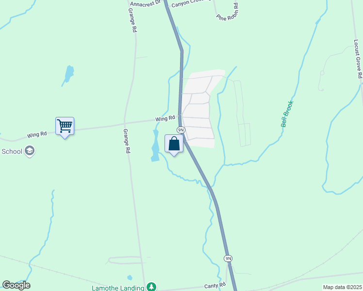 map of restaurants, bars, coffee shops, grocery stores, and more near 2008 New York 9N in Greenfield Center