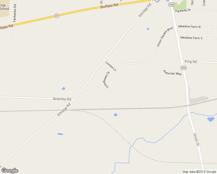 map of restaurants, bars, coffee shops, grocery stores, and more near 99 Cornflower Drive in North Chili