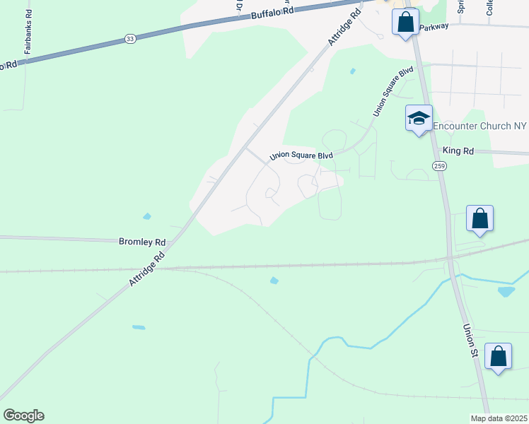 map of restaurants, bars, coffee shops, grocery stores, and more near 31 Cornflower Drive in North Chili