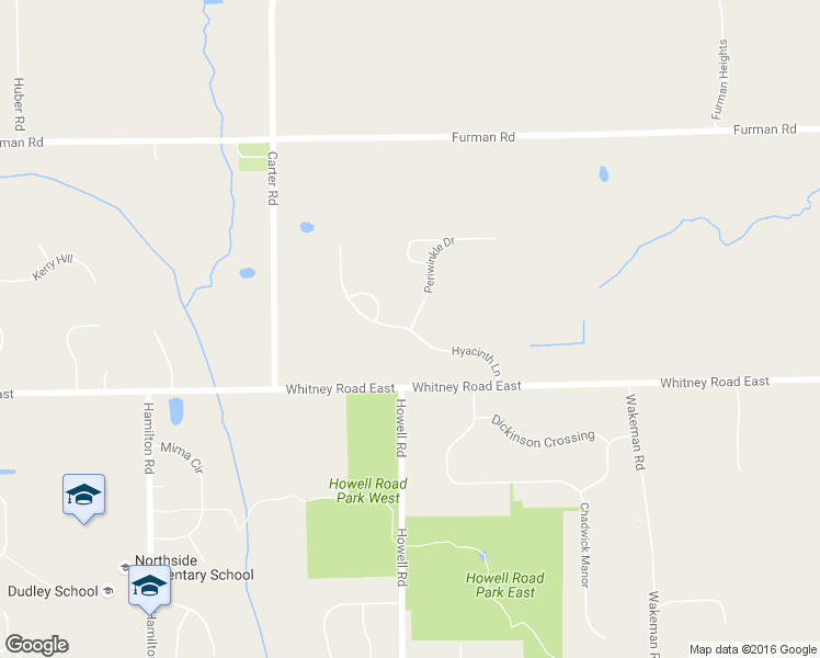 map of restaurants, bars, coffee shops, grocery stores, and more near 24 Hyacinth Lane in Fairport