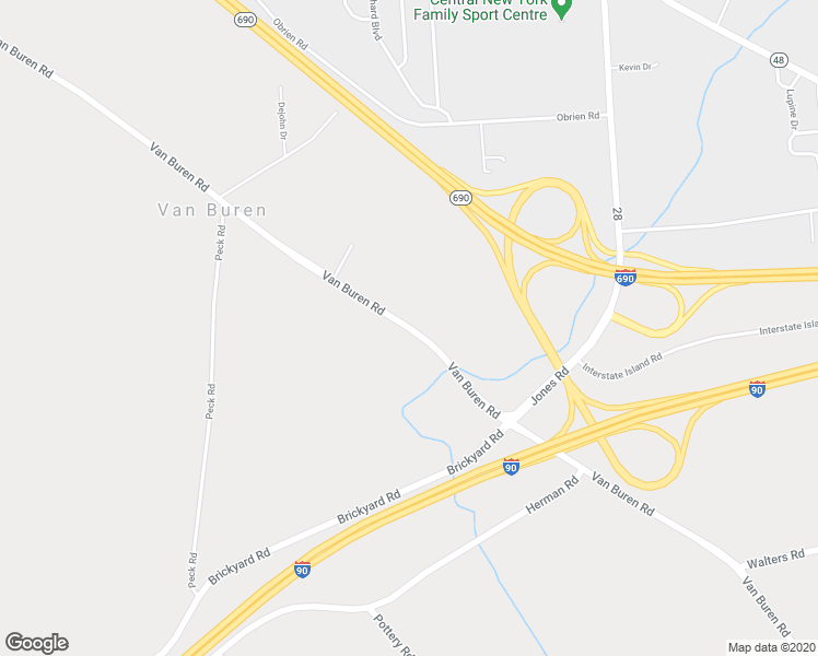 map of restaurants, bars, coffee shops, grocery stores, and more near 7057 194 in Syracuse