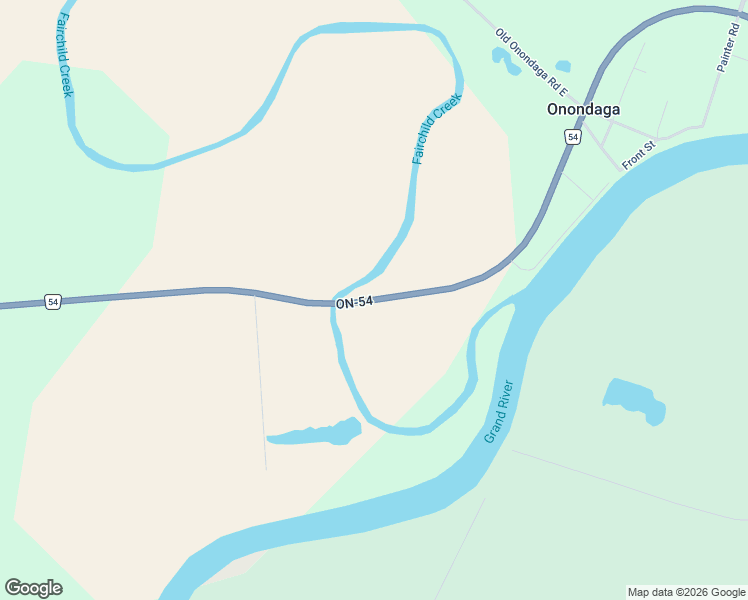 map of restaurants, bars, coffee shops, grocery stores, and more near 545 Brant County Highway 54 in Brantford