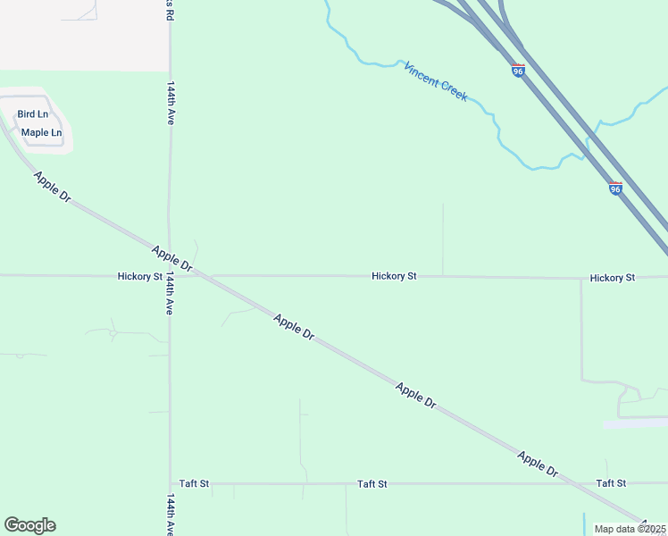map of restaurants, bars, coffee shops, grocery stores, and more near 14063 Hickory Street in Fruitport