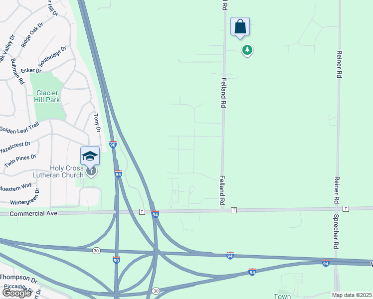 map of restaurants, bars, coffee shops, grocery stores, and more near 804 Felland Road in Madison