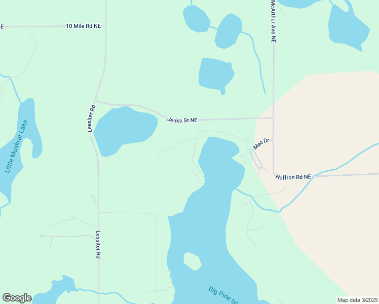map of restaurants, bars, coffee shops, grocery stores, and more near 12066 Mac Drive in Belding