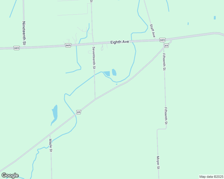 map of restaurants, bars, coffee shops, grocery stores, and more near Twenty Road in Lincoln