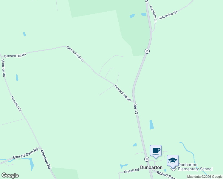 map of restaurants, bars, coffee shops, grocery stores, and more near 31 Barnard Hill Road in Dunbarton