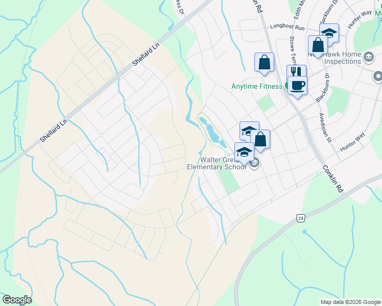 map of restaurants, bars, coffee shops, grocery stores, and more near 8899 Bisset Avenue in Brantford