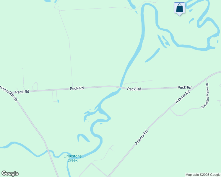 map of restaurants, bars, coffee shops, grocery stores, and more near 8040 Peck Road in Kirkville