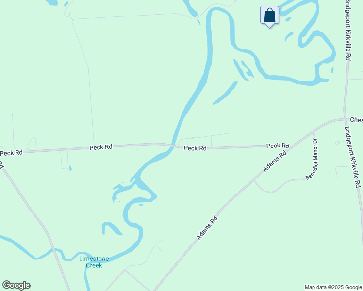 map of restaurants, bars, coffee shops, grocery stores, and more near 384 Peck Road in Kirkville