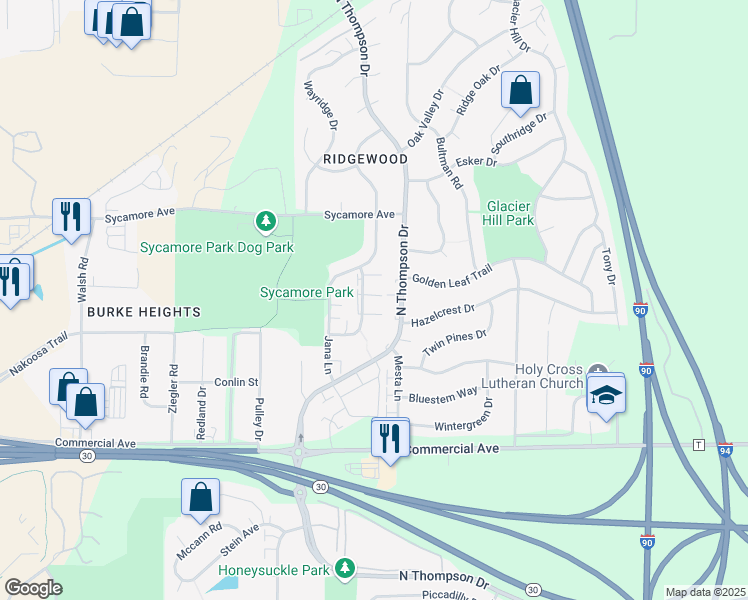 map of restaurants, bars, coffee shops, grocery stores, and more near 958 Rockefeller Lane in Madison