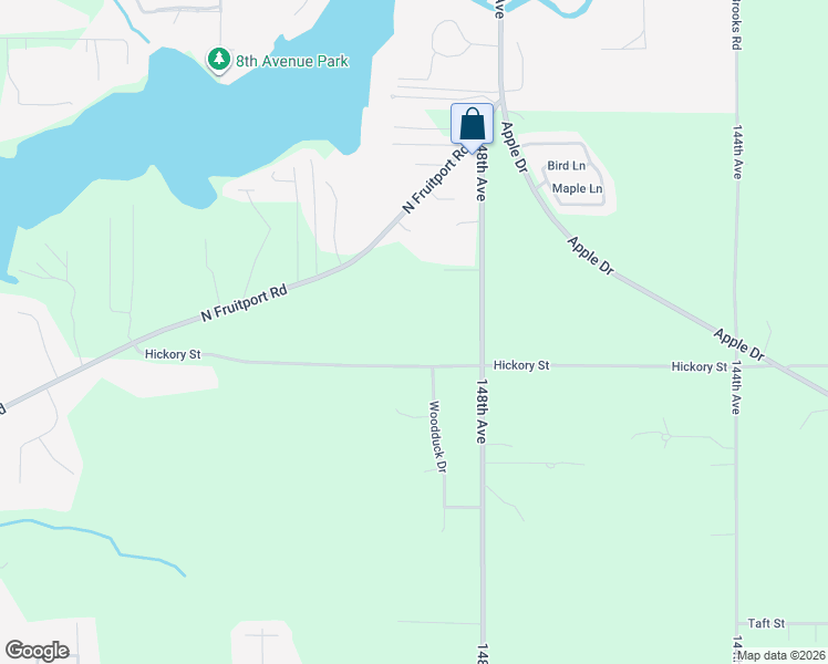 map of restaurants, bars, coffee shops, grocery stores, and more near 18859 148th Avenue in Spring Lake