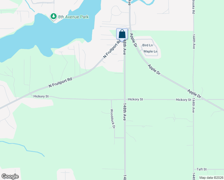 map of restaurants, bars, coffee shops, grocery stores, and more near 18859 148th Avenue in Spring Lake