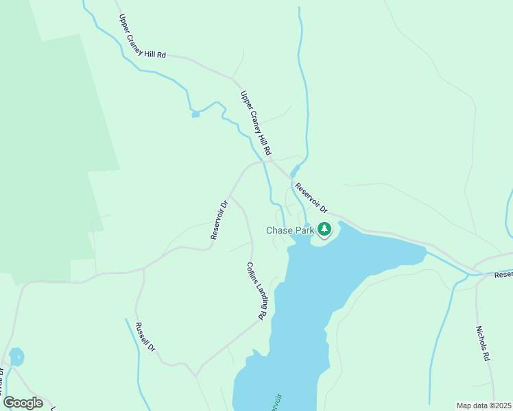 map of restaurants, bars, coffee shops, grocery stores, and more near 35 Collins Landing Road in Weare