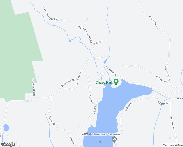 map of restaurants, bars, coffee shops, grocery stores, and more near 10 Waterman Road in Weare