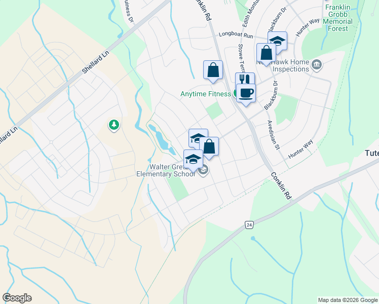 map of restaurants, bars, coffee shops, grocery stores, and more near 111 Bisset Avenue in Brantford