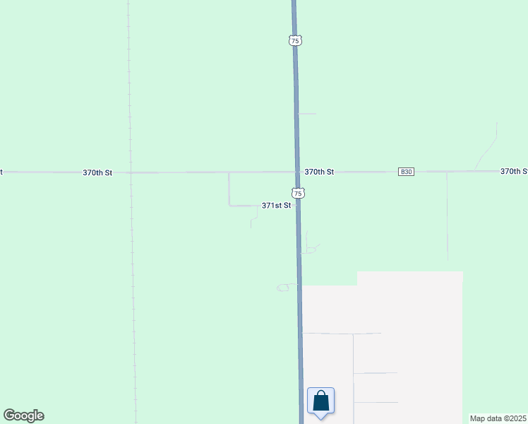 map of restaurants, bars, coffee shops, grocery stores, and more near 3001-3099 371st Street in Sioux Center