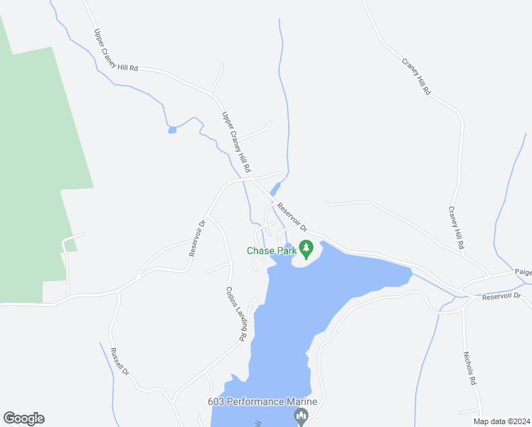 map of restaurants, bars, coffee shops, grocery stores, and more near 10 Waterman Road in Weare