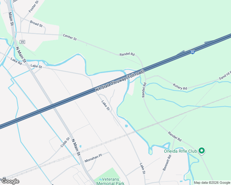 map of restaurants, bars, coffee shops, grocery stores, and more near 476 Lake Street in Oneida