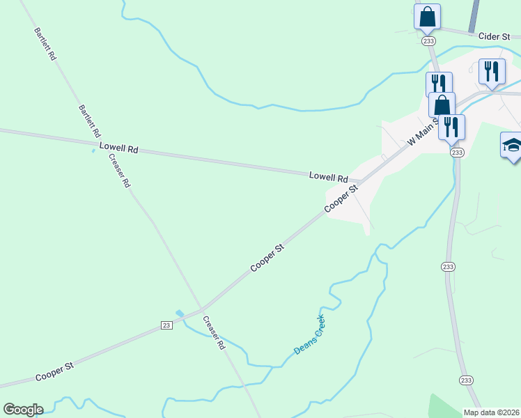 map of restaurants, bars, coffee shops, grocery stores, and more near 7139 Cooper Street in Westmoreland