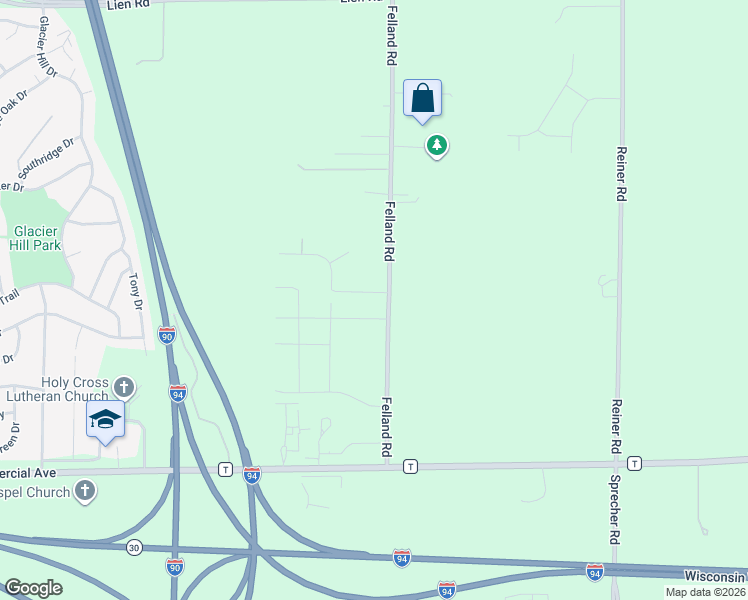 map of restaurants, bars, coffee shops, grocery stores, and more near 4863 Felland Rd in Madison