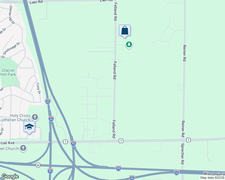 map of restaurants, bars, coffee shops, grocery stores, and more near 4863 Felland Rd in Madison