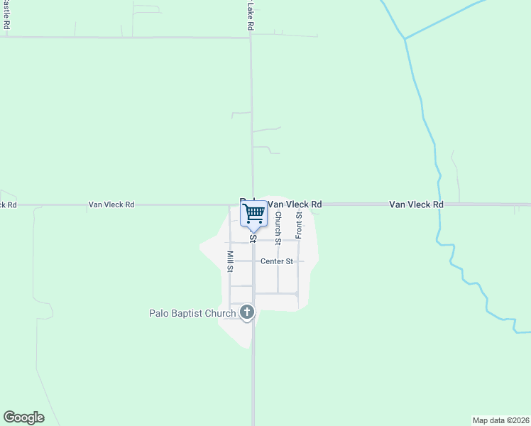 map of restaurants, bars, coffee shops, grocery stores, and more near 8441 Church Street in Fenwick